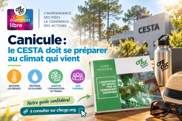 Lire la suite à propos de l’article Canicule : le CESTA doit se préparer au climat qui vient
