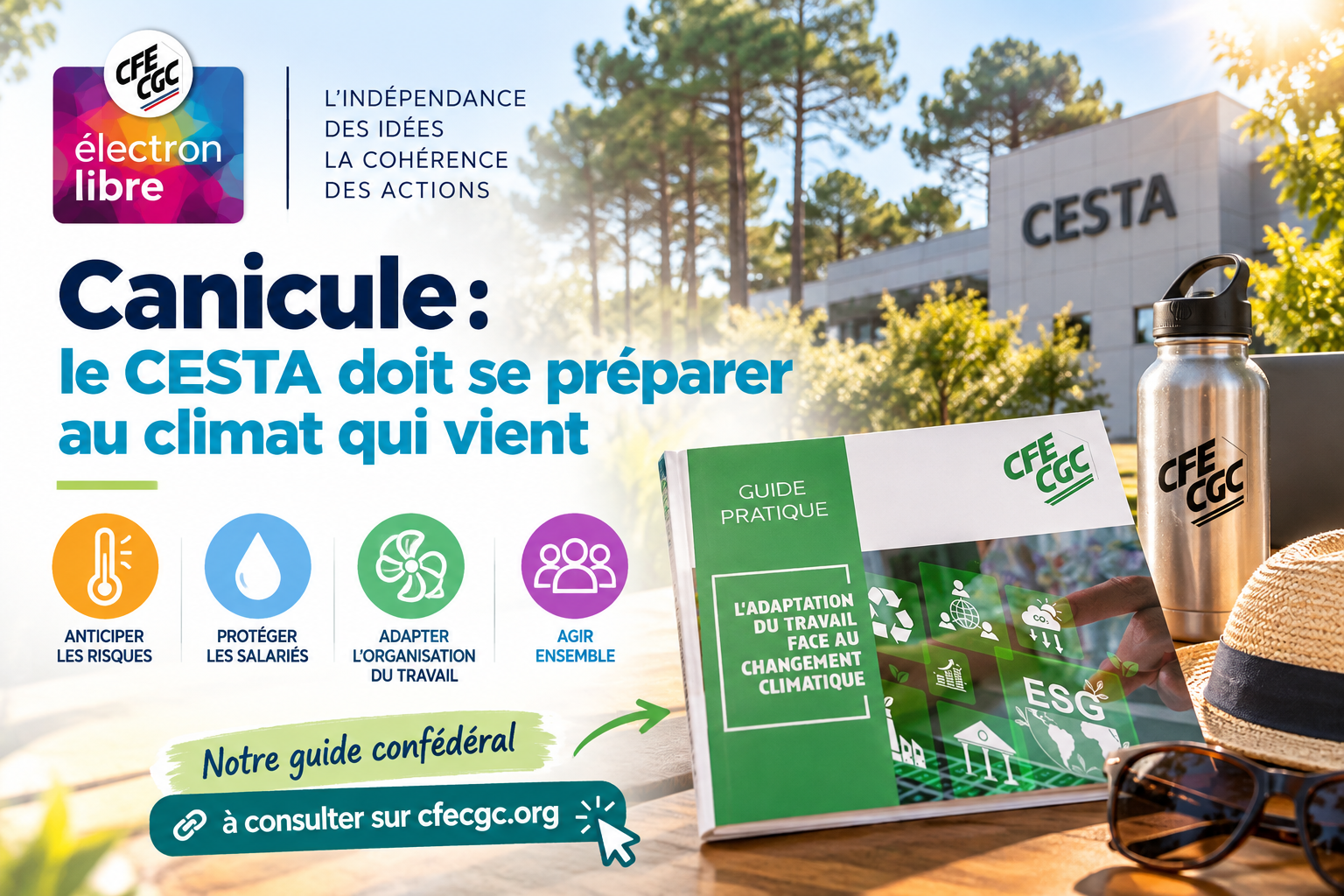 You are currently viewing Canicule : le CESTA doit se préparer au climat qui vient