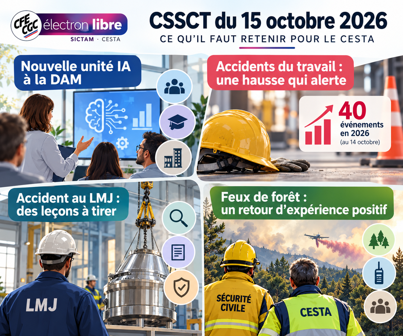 Vous consultez actuellement CSSCT du 15 octobre 2026 : ce qu’il faut retenir pour le CESTA